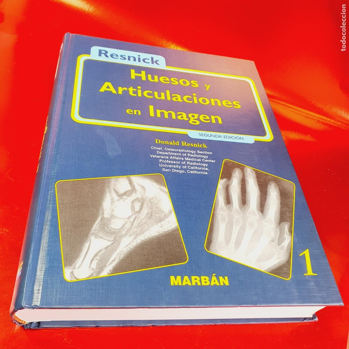 Libros de segunda mano: LIBROHUESOS Y ARTICULACIONES EN IMAGEN-DONALD RESNICK-TOMO 1-MARB&Aacute;N-COMO NUEVO-VER FOTOGRAF&Iacute;AS.
