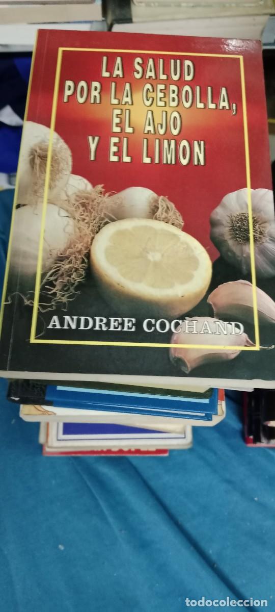 Libros de segunda mano: LA SALUD POR LA CEBOLLA, EL AJO Y EL LIMON.- ANDREE COCHAND LIBRO GG-RM