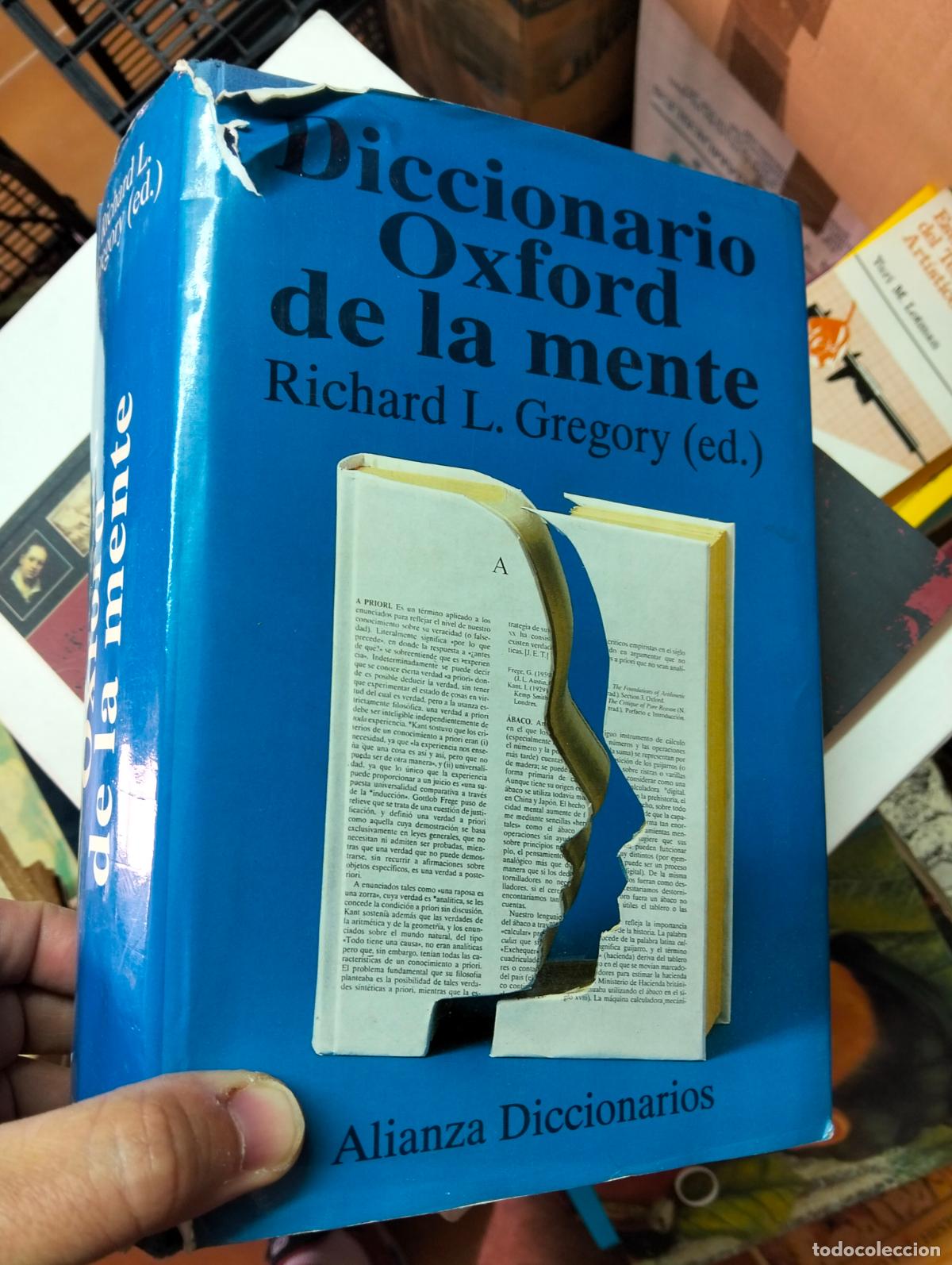 Libros de segunda mano: Neurologia. Psicologia. Diccionario Oxford de la Mente, Richard Gregory, Alianza, 1995, L55