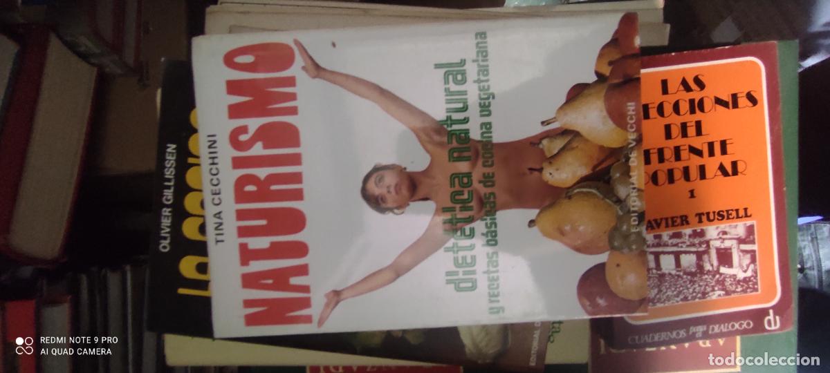Libros de segunda mano: Naturismo. Diet&eacute;tica natural y recetas b&aacute;sicas de cocina vegetariana. Tina Cecchini. Salud bienestar