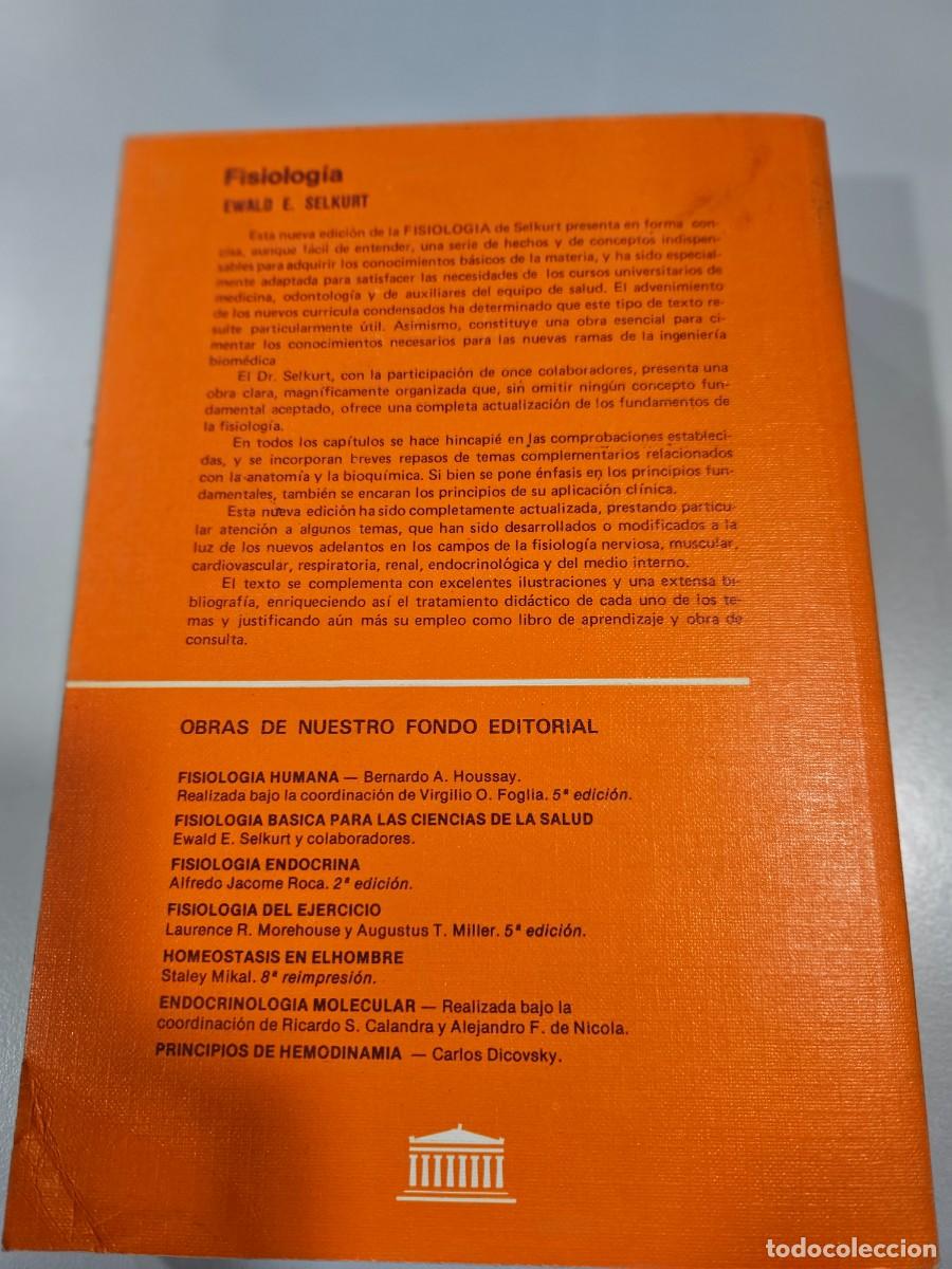 Libros de segunda mano: FISIOLOGIA - Ewald E. Selkurt - Foto 2