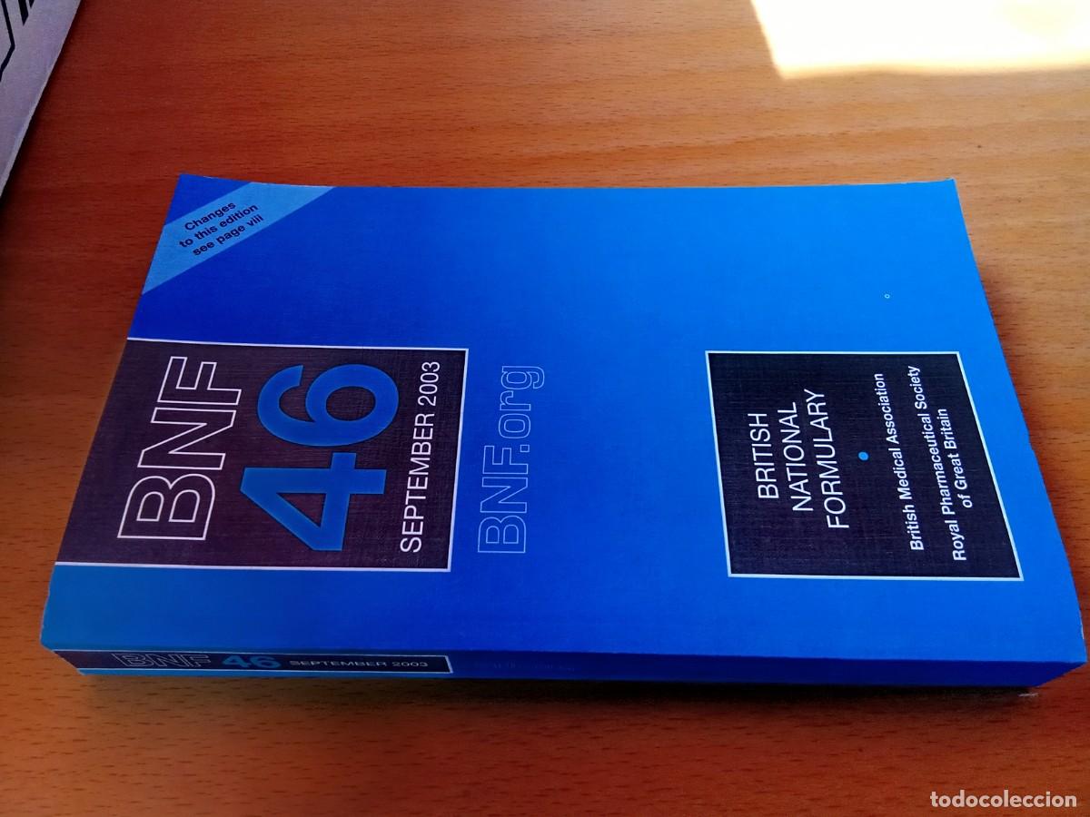 Libros de segunda mano: BNF 46 SEPTEMBER 2003/ ENINGLES Formulario Asociaci&oacute;n M&eacute;dica Brit&aacute;nica: Real Sociedad Farmaceutica