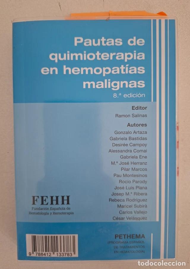Gebrauchte B&uuml;cher: PAUTAS DE QUIMIOTERAPIA EN HEMOPAT&Iacute;AS MALIGNAS