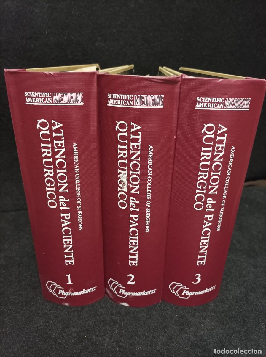 Libros de segunda mano: ATENCION DEL PACIENTE QUIRURGICO - AMERICAN COLLEGE SURGEONS - 3 TOMOS