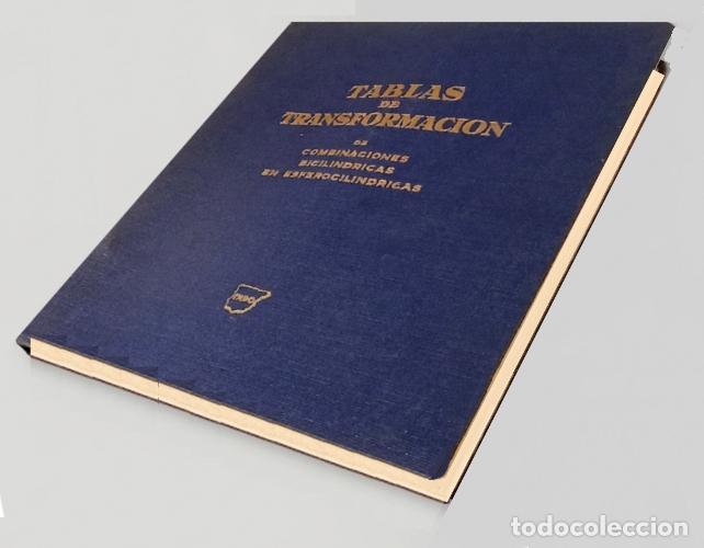 Libros de segunda mano: �F3083 - OFTALMOLOGIA. TABLAS DE TRANSFORMACION. DE COMBINACIONES BICILINDRICAS EN ESFEROCILINDRICA