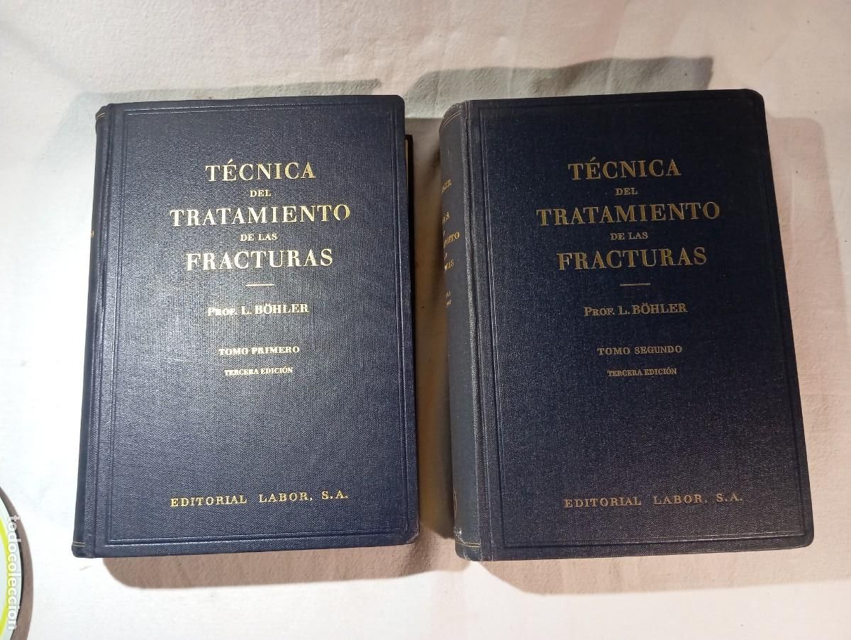 Libros de segunda mano: Tratamiento De Las Fracturas Lorenz B&ouml;hler 1941 Obra Completa 2 Tomos Editorial Labor Ilustrado