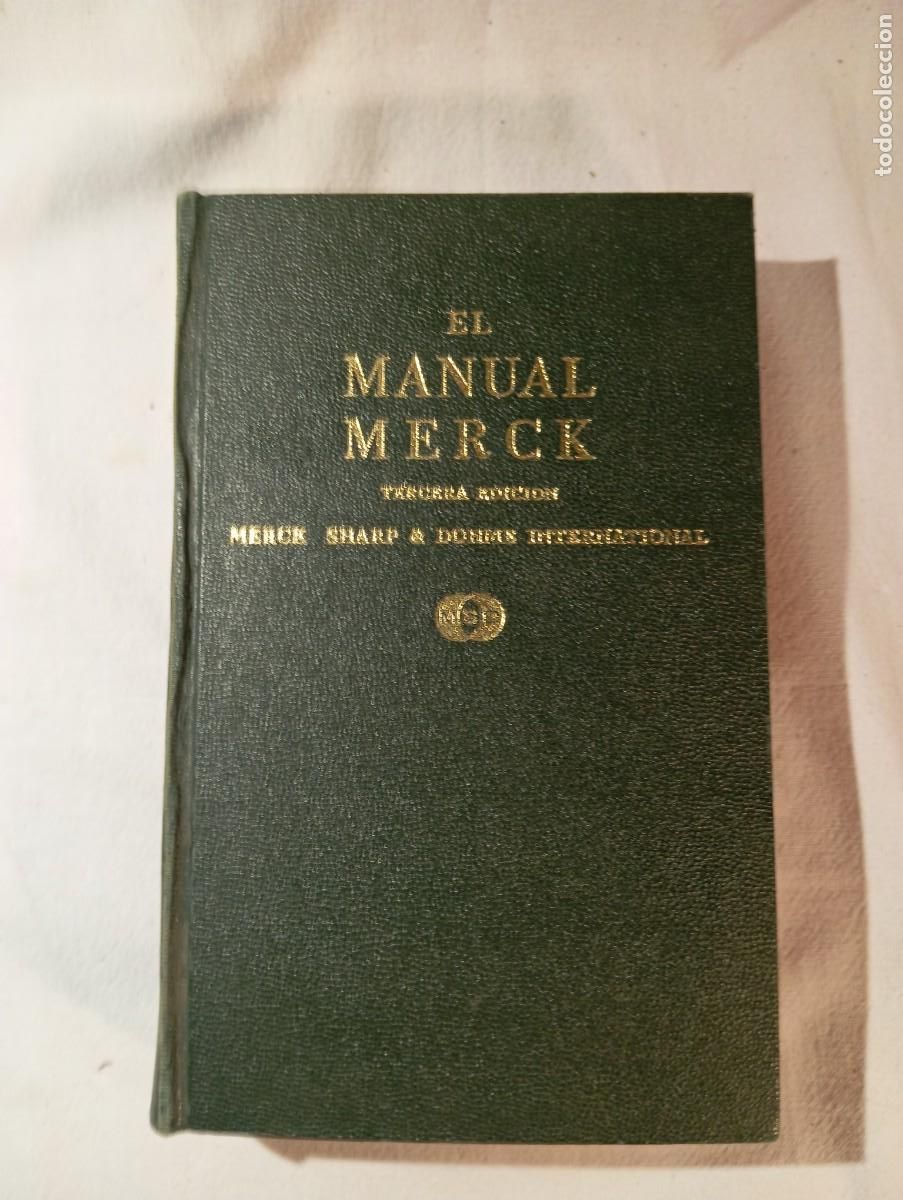 Livres d'occasion: El Manual Merck De Diagnostico Y Terapeutica 1964 3&ordf; Edici&oacute;n Espa&ntilde;ol + Indice Manuscrito Medico