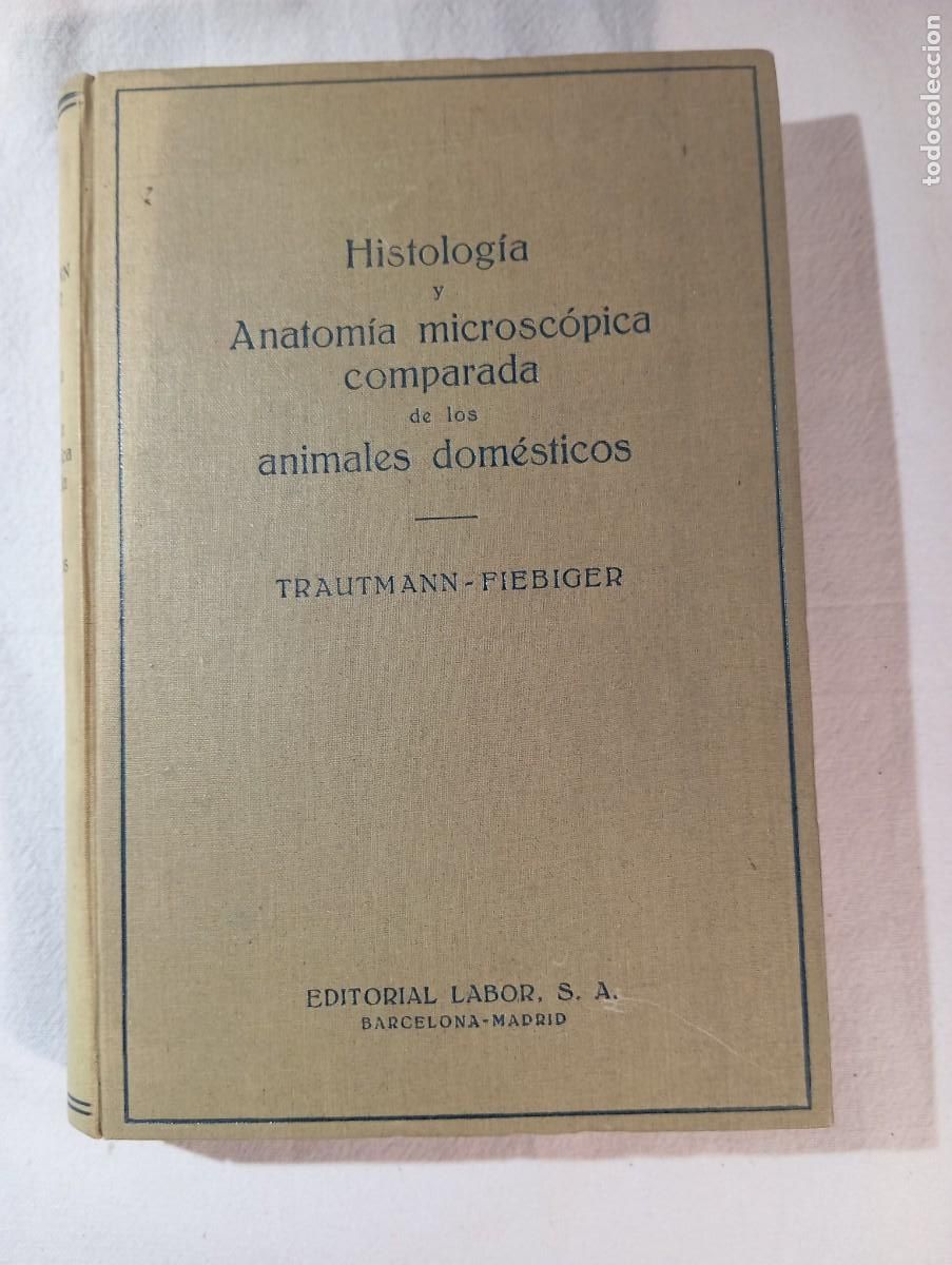 Libros de segunda mano: Histologia Y Anatomia Comparada Animales Domesticos Trautmann Fiebiger Labor 1942