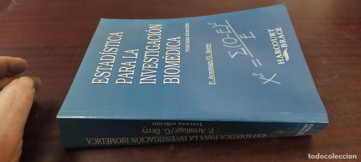 Libros de segunda mano: ESTADISTICA PARA LA INVESTIGACION BIOMEDICA / VVAA / PU-NEV (GA-6 / HARCOURT BRACE