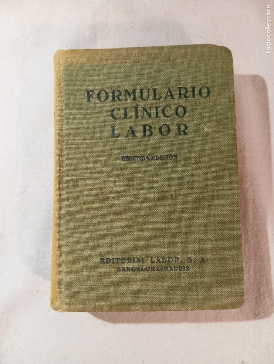 Libros de segunda mano: Formulario Cl&iacute;nico Labor 1952 - Gu&iacute;a Terap&eacute;utica de Bolsillo - Dr. J. Rof Carballo - 2&ordf; Ed.