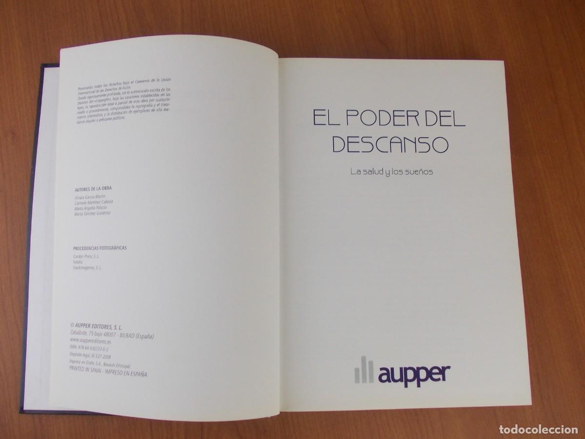 Libros de segunda mano: Libro El Poder Del Descanso La Salud Y Los Sue&ntilde;os Aupper Editores 2008 Autoayuda Bienestar - Foto 5