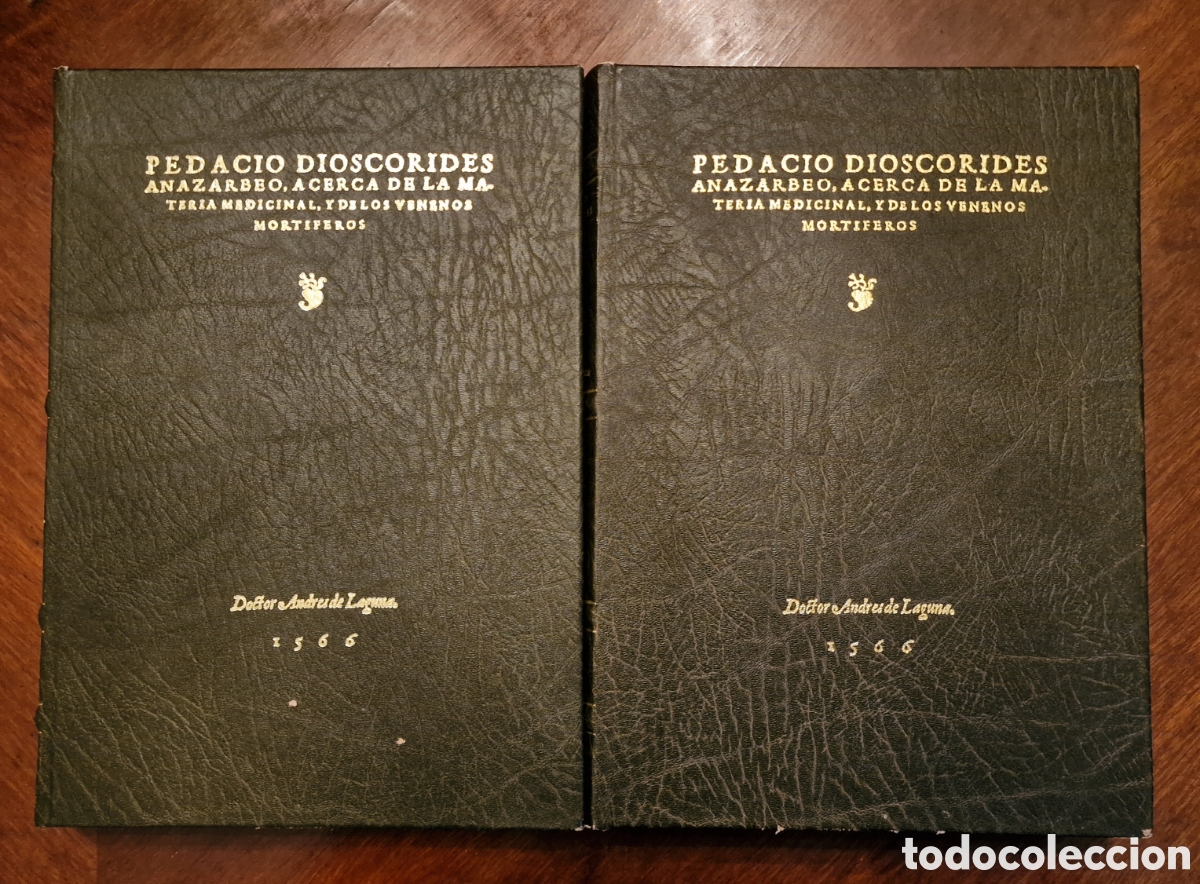 Second hand books: PEDACIO DIOSC&Oacute;RIDES ANAZARBEO, ACERCA DE LA MATERIA MEDICINAL Y DE LOS VENENOS MORT&Iacute;FEROS. 2 TOMOS