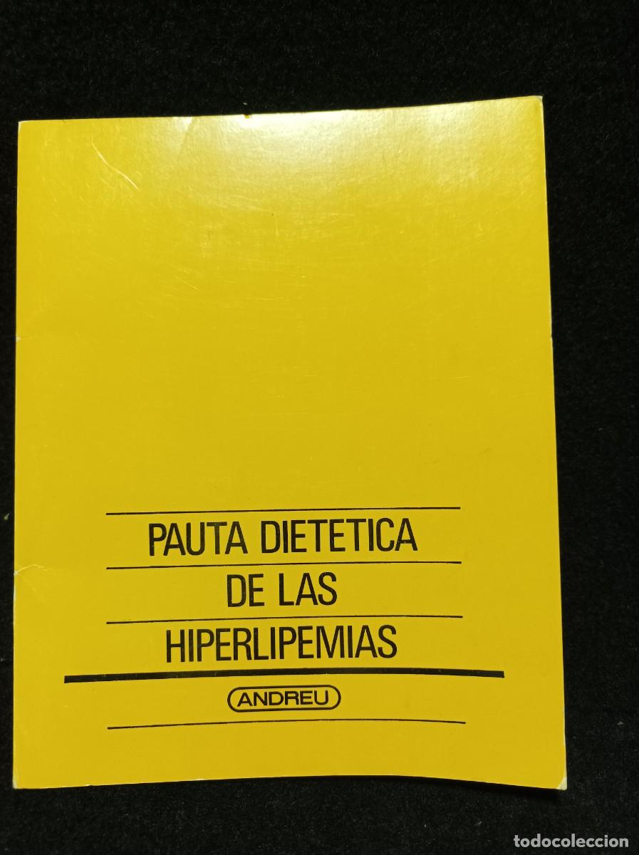 Livros em segunda m&atilde;o: PAUTA DIETETICA HIPERLIPEMIAS - ANDREU