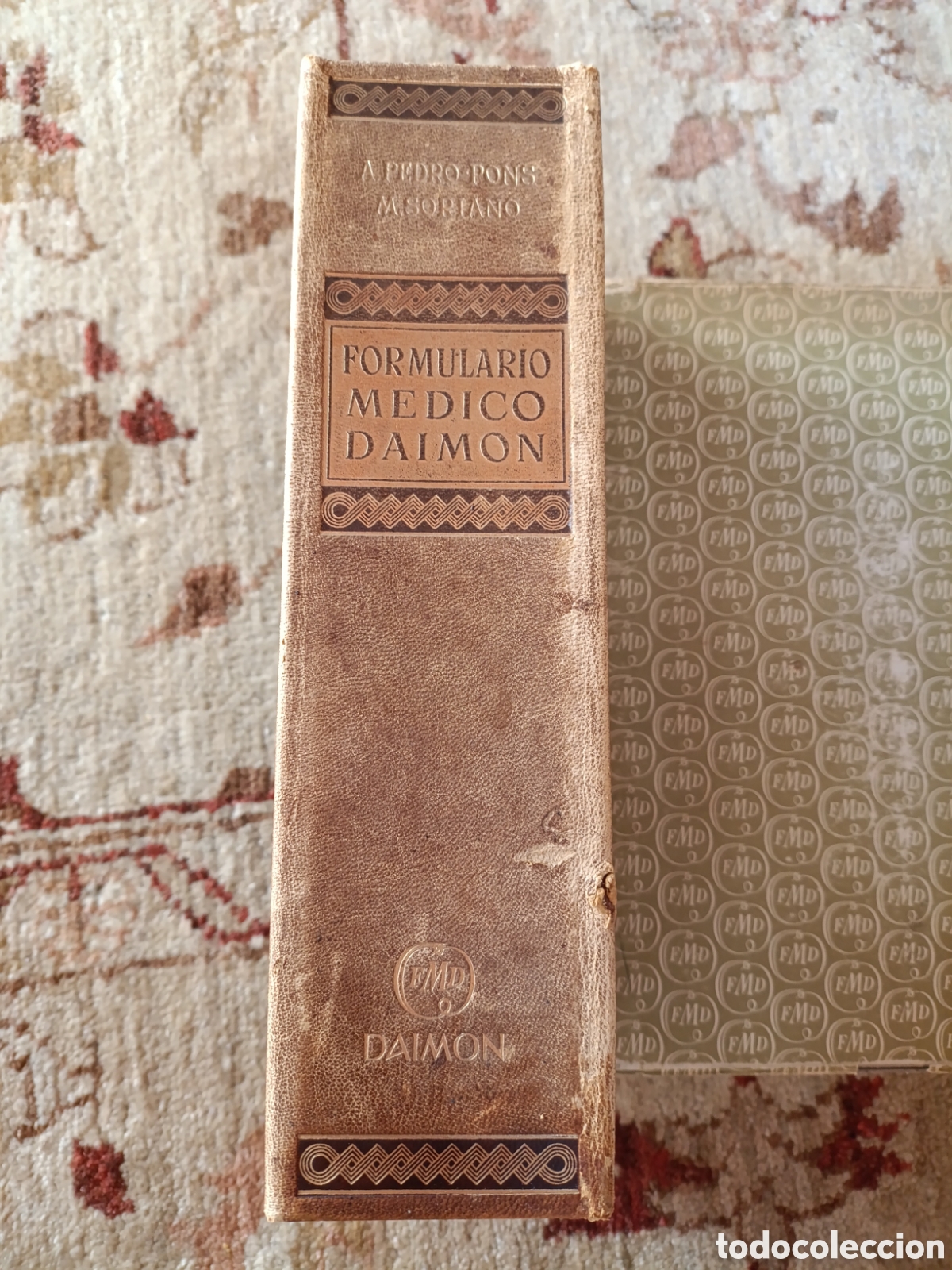 Libros de segunda mano: &ldquo;Formulario M&eacute;dico Daimon (1972) &middot; Pedro‑Pons & Soriano &middot; Con caja &middot; Sistema de hojas cambiables&rdquo;