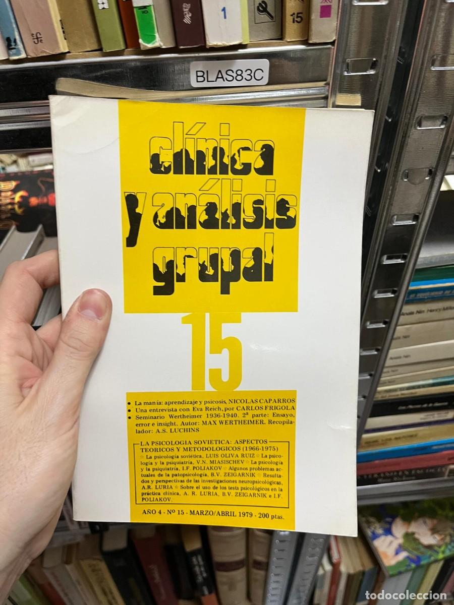 Libros de segunda mano: BLAS83C &ndash; Revista Cl&iacute;nica y An&aacute;lisis Grupal, n&ordm; 15, marzo/abril 1979. Psicolog&iacute;a sovi&eacute;tica, psicosis