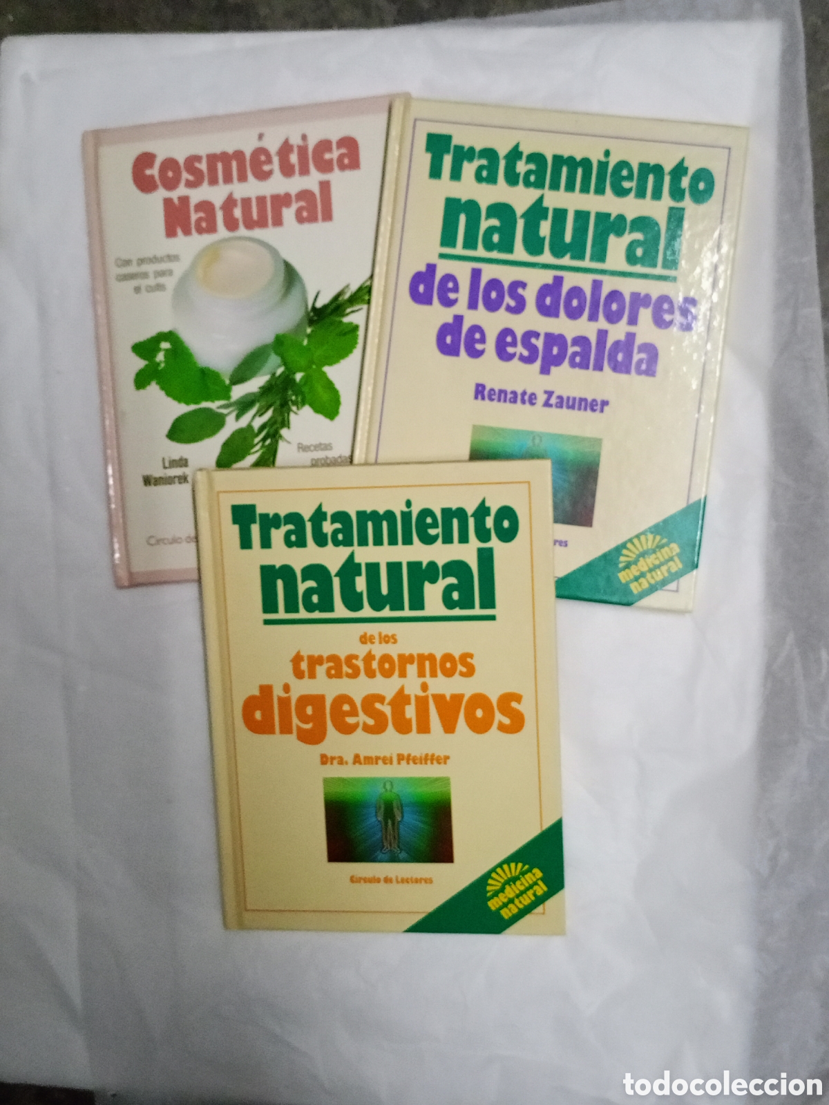 Second hand books: libros de salud natural de C&iacute;rculo de Lectores, espec&iacute;ficamente t&iacute;tulos sobre tratamiento de dolores
