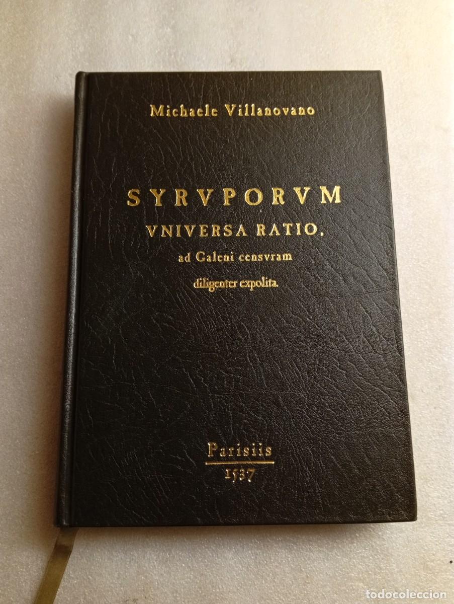 Libros de segunda mano: SYRUPORUM UNIVERSA RATIO - EXPLICACI&Oacute;N UNIVERSAL DE LOS JARABES