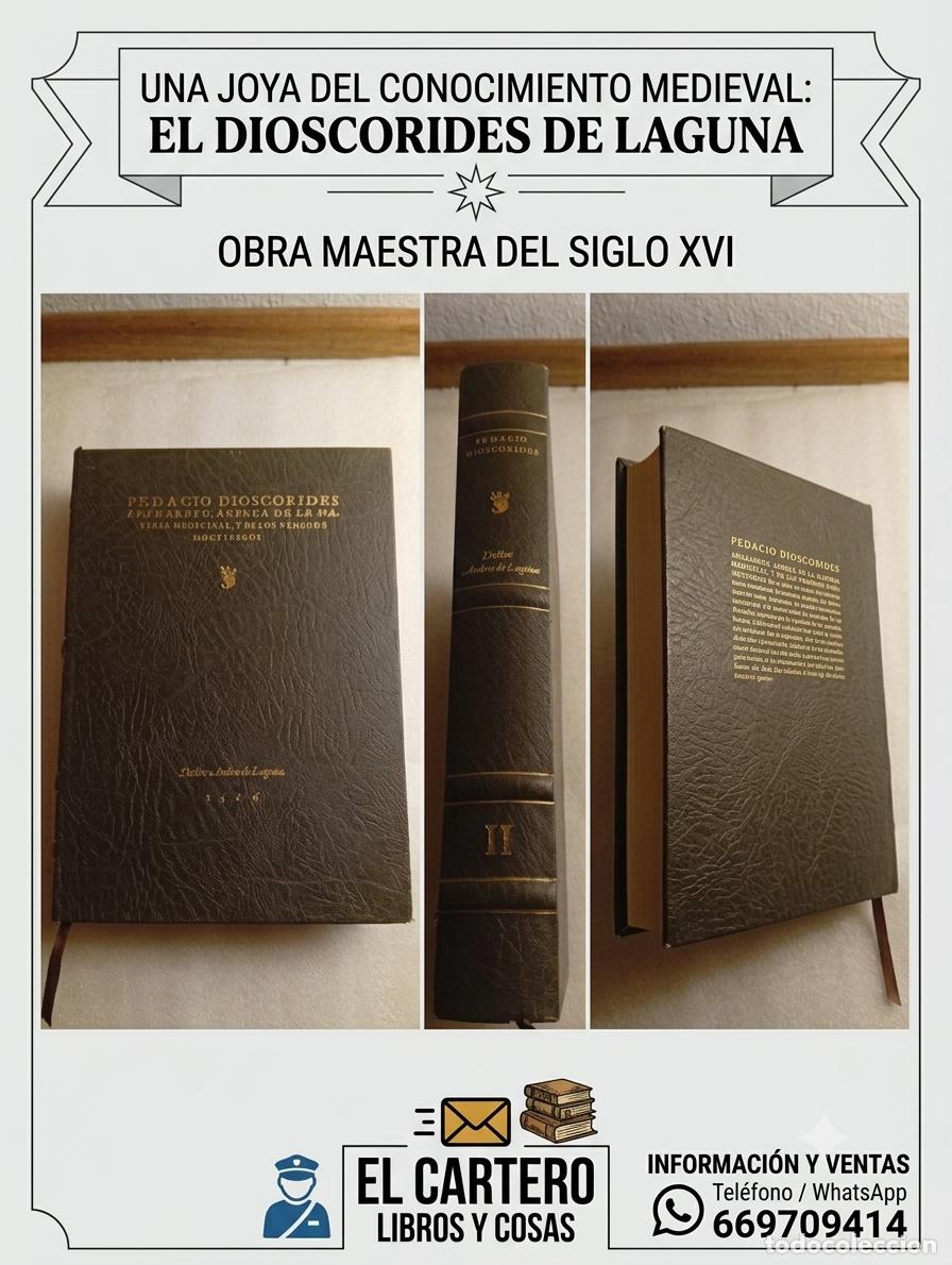 Libros de segunda mano: PEDACIO DIOSC&Oacute;RIDES ANAZARBEO (1555). TOMO II