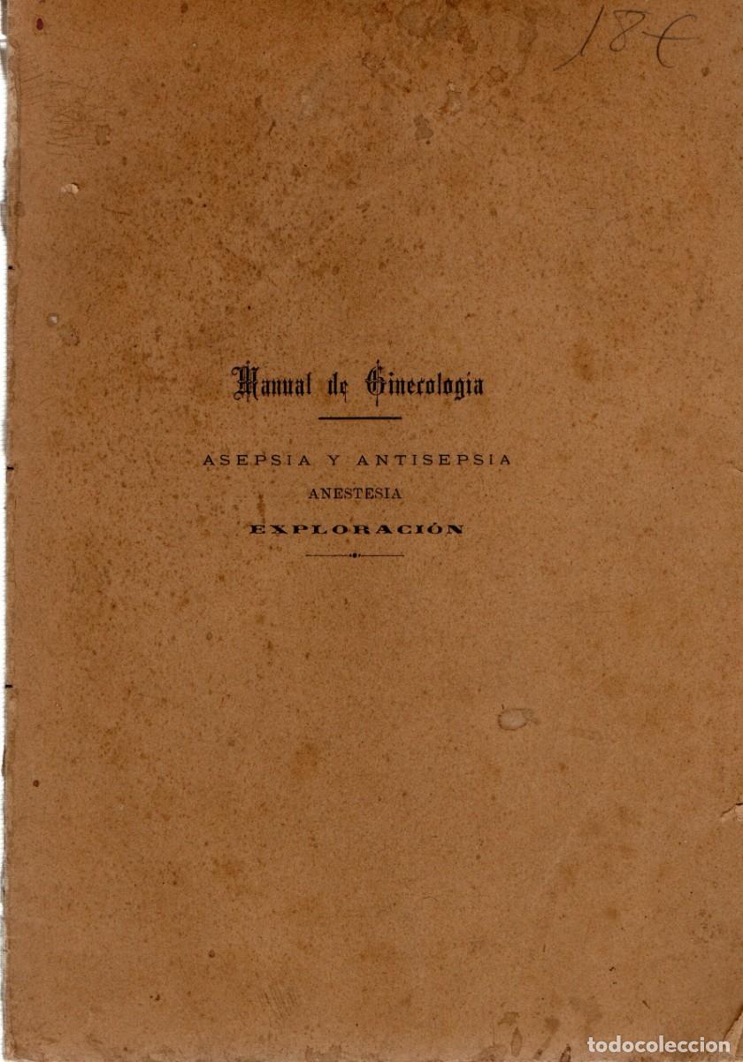 Libros de segunda mano: MANUAL DE GINECOLOGIA. SANCHEZ-NAVARRO Y NEUMANN, MANUEL. A-MEDI-1382