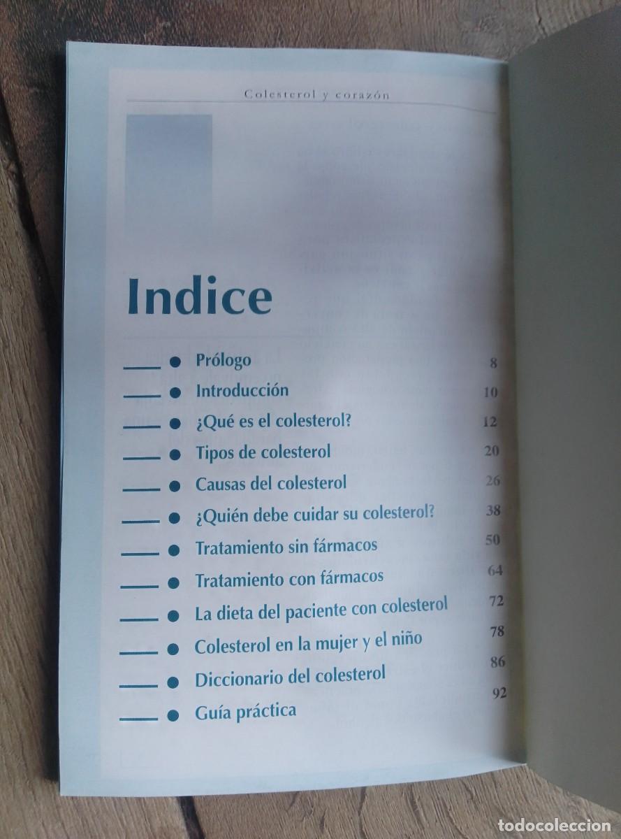 Libros de segunda mano: Colesterol y coraz&oacute;n. Fundaci&oacute;n espa&ntilde;ola del coraz&oacute;n. Pfizer. 2001 - Foto 4