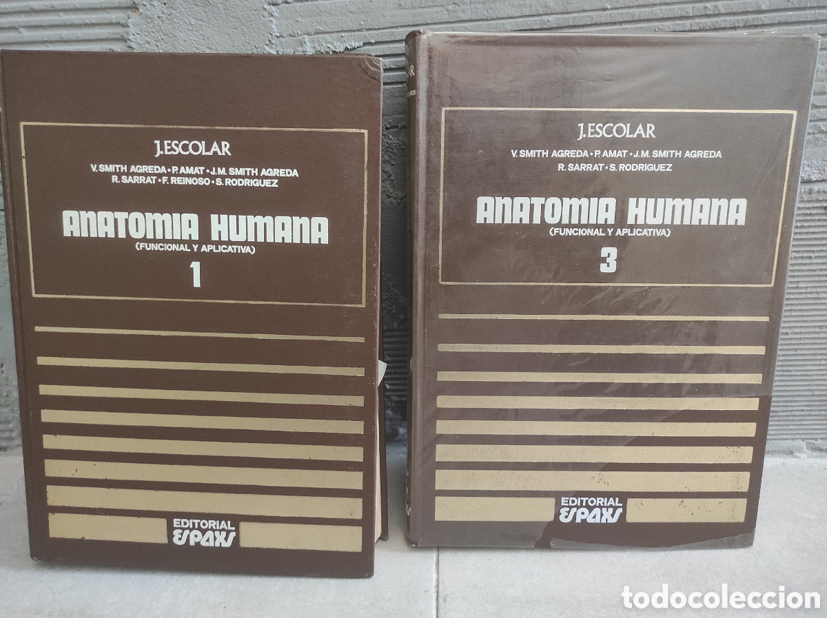 Libros de segunda mano: Anatom&iacute;a humana. Funcional y aplicativa. Tomo 1 y 3. - Jos&eacute; Escolar Garc&iacute;a