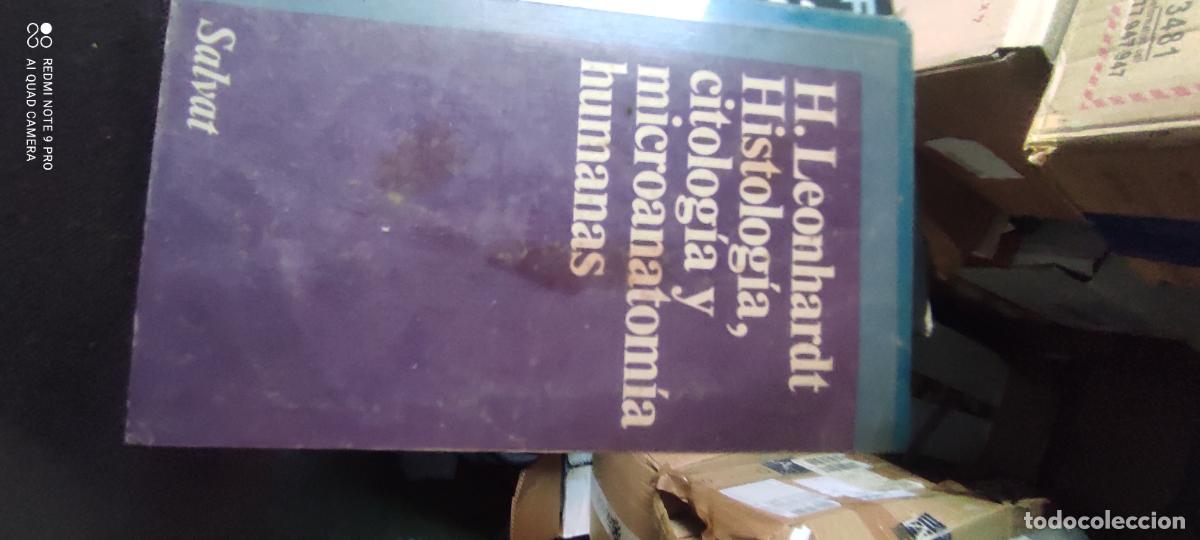 Libros de segunda mano: HISTOLOGIA, CITOLOGIA Y MICROANATOMIA HUMANAS. H. LEONHARDT. SALVAT 1975.