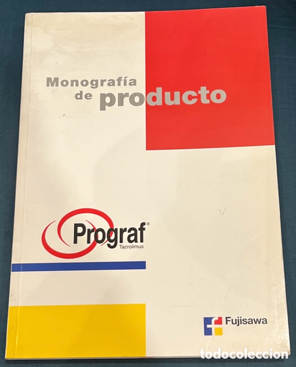 Libros de segunda mano: Libro. Monograf&iacute;a de producto Tacrolimus. PROGRAF. Fijisawa. 1998.