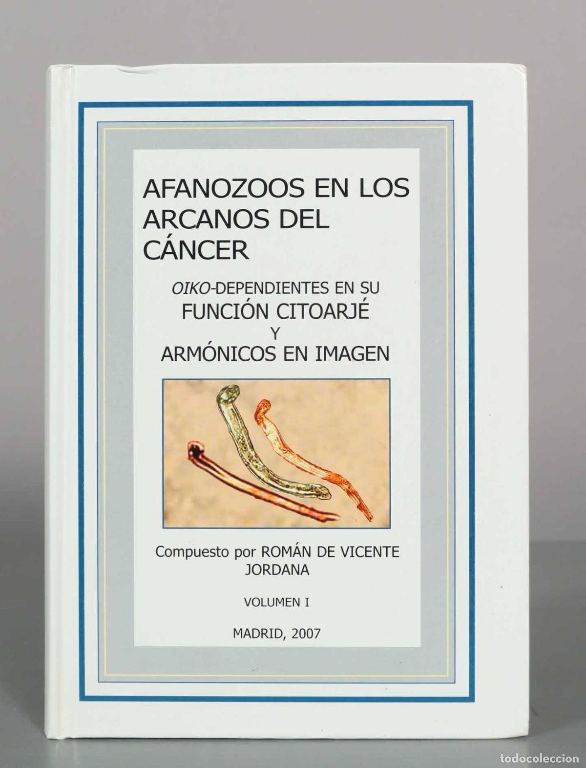 Libros de segunda mano: Afanozoos en los arcanos del c&aacute;ncer - Prof Rom&aacute;n de Vicente Jordana