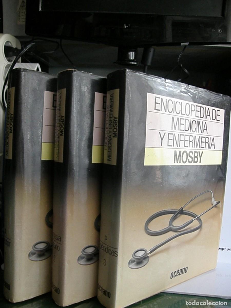 Gebrauchte B&uuml;cher: Enciclopedia Med. y Enfermer&iacute;a MOSBY (3 Tomos) - Ed. Oc&eacute;ano 1985