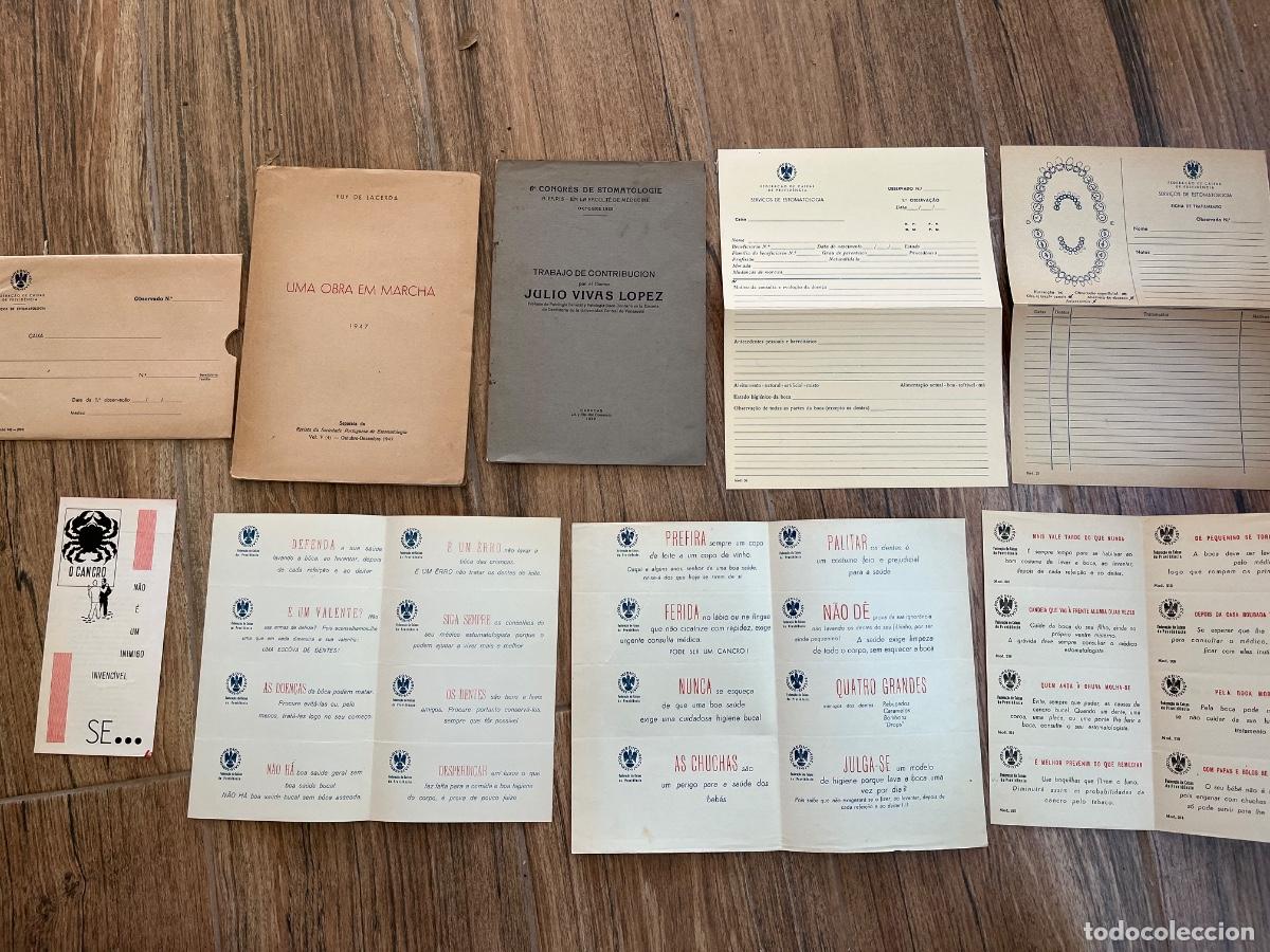 Libros de segunda mano: COLECCI&Oacute;N Estomatolog&iacute;a - 2 publicaciones antiguas m&aacute;s documentaci&oacute;n - en portugu&eacute;s