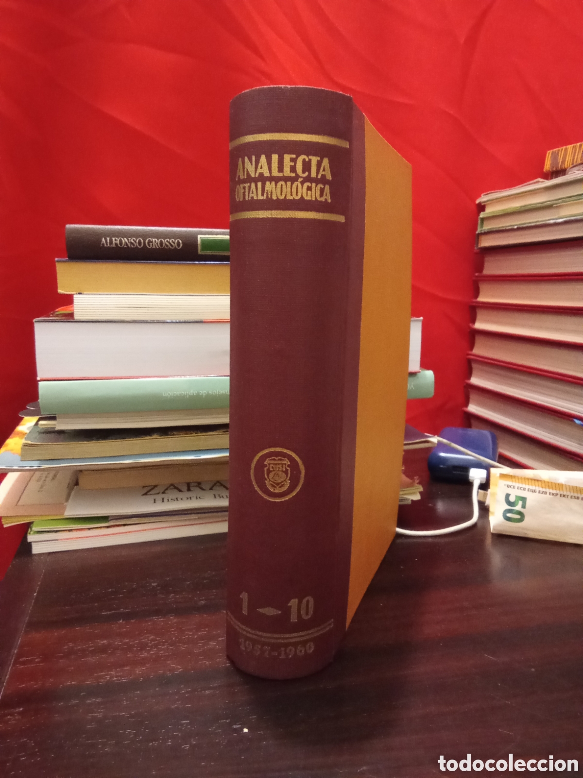 Libros de segunda mano: ANALECTA OFTALMOL&Oacute;GICA 1-10 Diez cuadernos anos 1957 - 1960