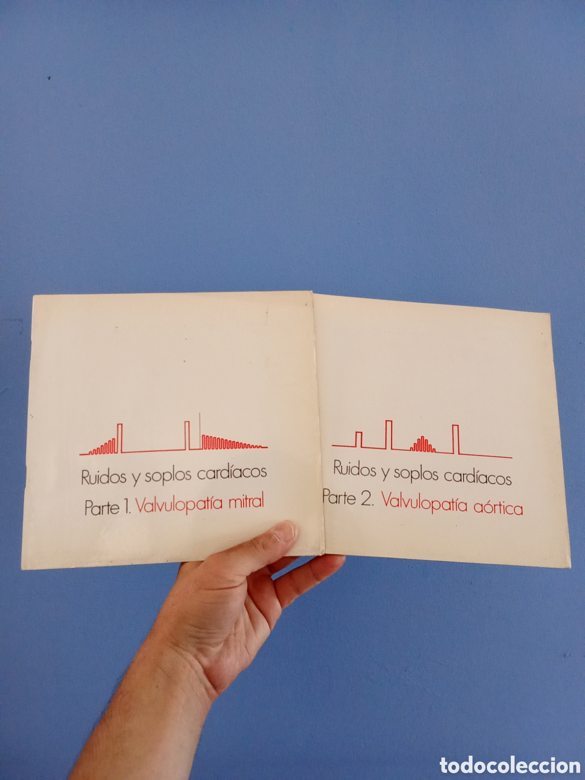 Libros de segunda mano: Ruidos y soplos card&iacute;acos Valvulopat&iacute;a Mitral y Aortica - Vinilo - ICI Farma