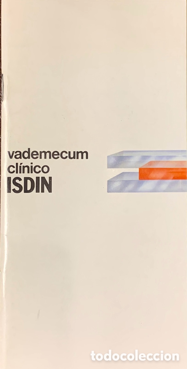Libros de segunda mano: Libro. Vadem&eacute;cum Cl&iacute;nico ISDIN. A&ntilde;os 80.