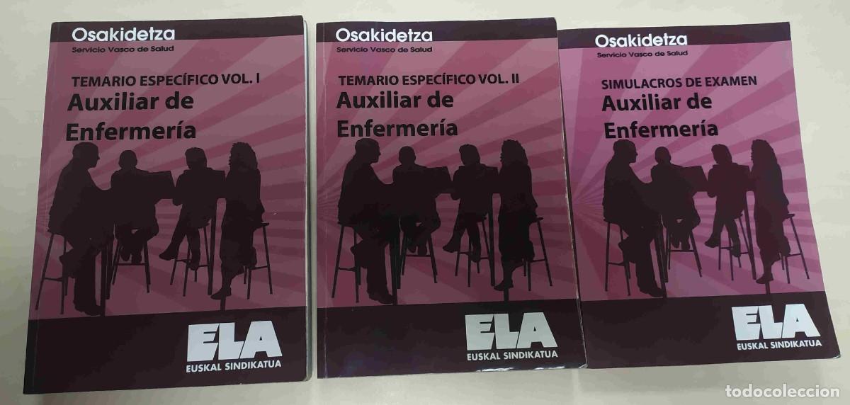 Libros de segunda mano: Osakidetza. Auxiliar de enfermer&iacute;a. Temario espec&iacute;fico y simulacros de examen