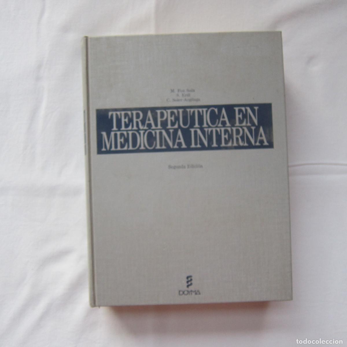 Libros de segunda mano: TERAPEUTICA EN MEDICINA INTERNA (DOYMA) MANUAL MEDICINA