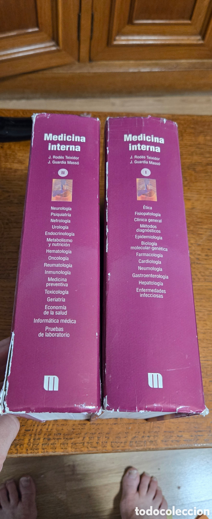Libros de segunda mano: Medicina Interna (2 tomos completos) &ndash; Rod&eacute;s Teixidor y Guardia Mass&oacute; &ndash; Masson 1997