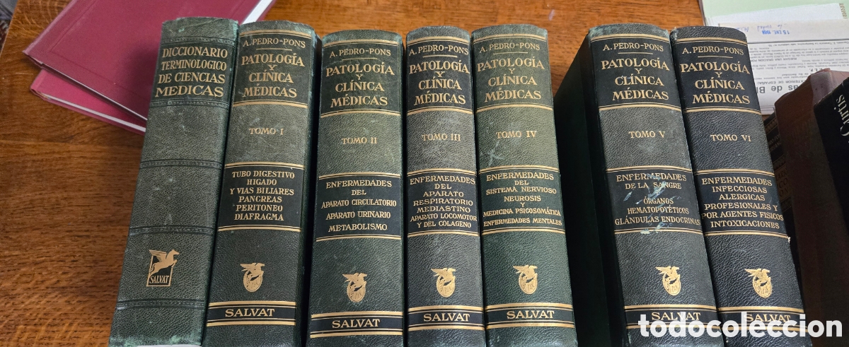 Libros de segunda mano: Tratado de Patolog&iacute;a y Cl&iacute;nica M&eacute;dicas &ndash; Agust&iacute;n Pedro-Pons &ndash; 6 Tomos Completos &ndash; Salvat &ndash; 4.&ordf; Edici