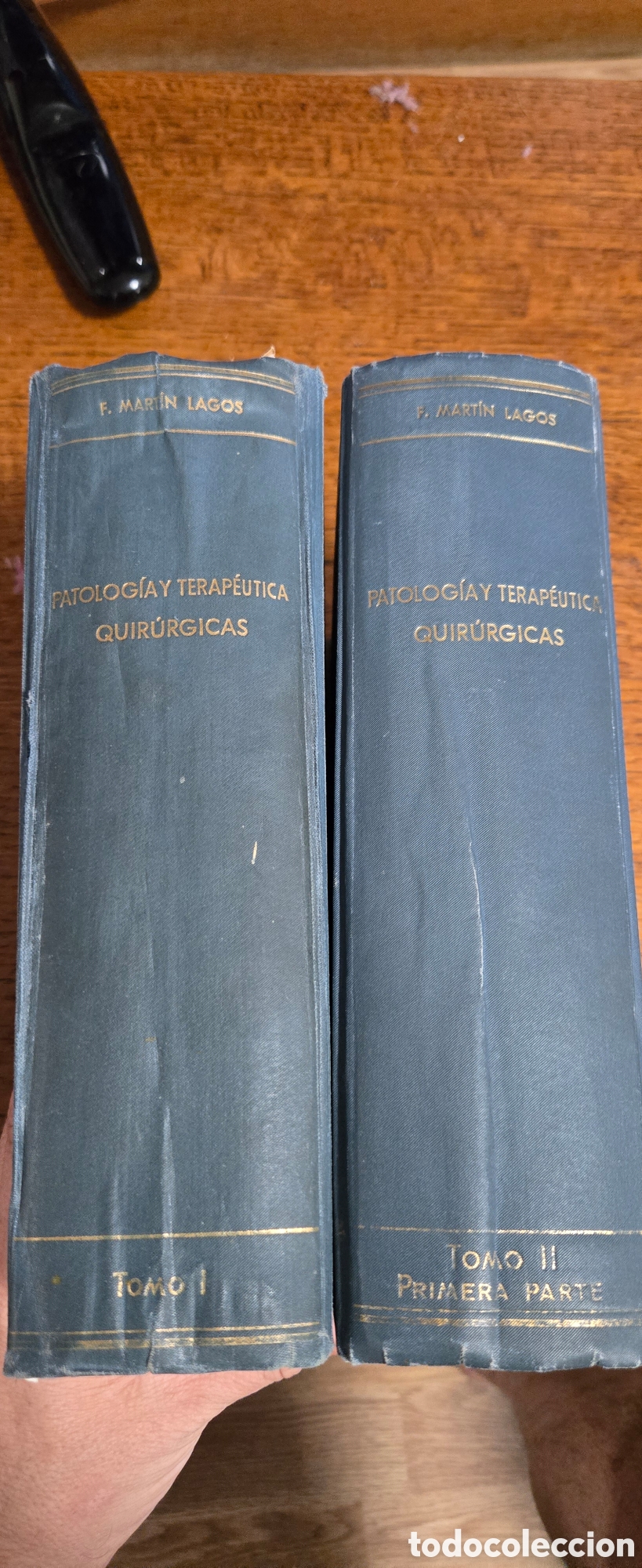 Libros de segunda mano: Patolog&iacute;a y Terap&eacute;utica Quir&uacute;rgicas &ndash; F. Mart&iacute;n Lagos &ndash; 2 tomos &ndash; Editorial Paz Montalvo &ndash; Medicina