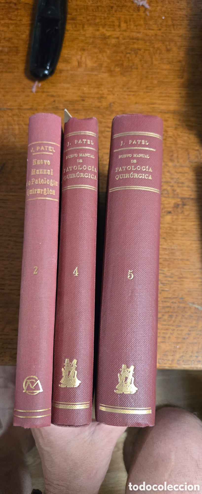 Libros de segunda mano: Lote 3 tomos Nuevo Manual de Patolog&iacute;a Quir&uacute;rgica &ndash; J. Patel &ndash; Editorial Cient&iacute;fico M&eacute;dica