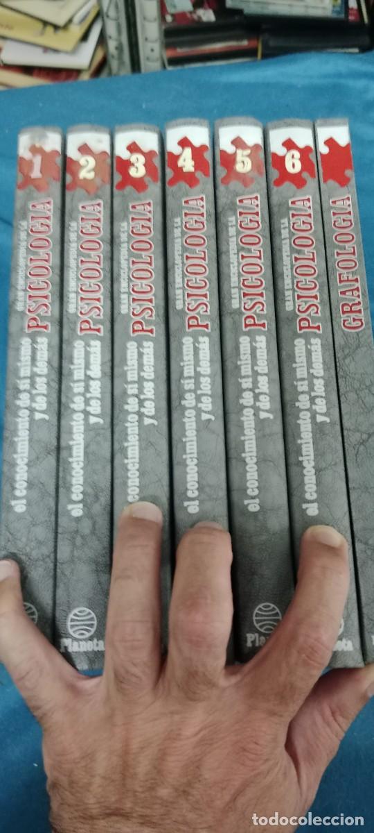 Libros de segunda mano: GRAN ENCICLOPEDIA DE LA PSICOLOG&Iacute;A (6 TOMOS) + TOMO DE GRAFOLOG&Iacute;A - (PLANETA) VER FOTO CU