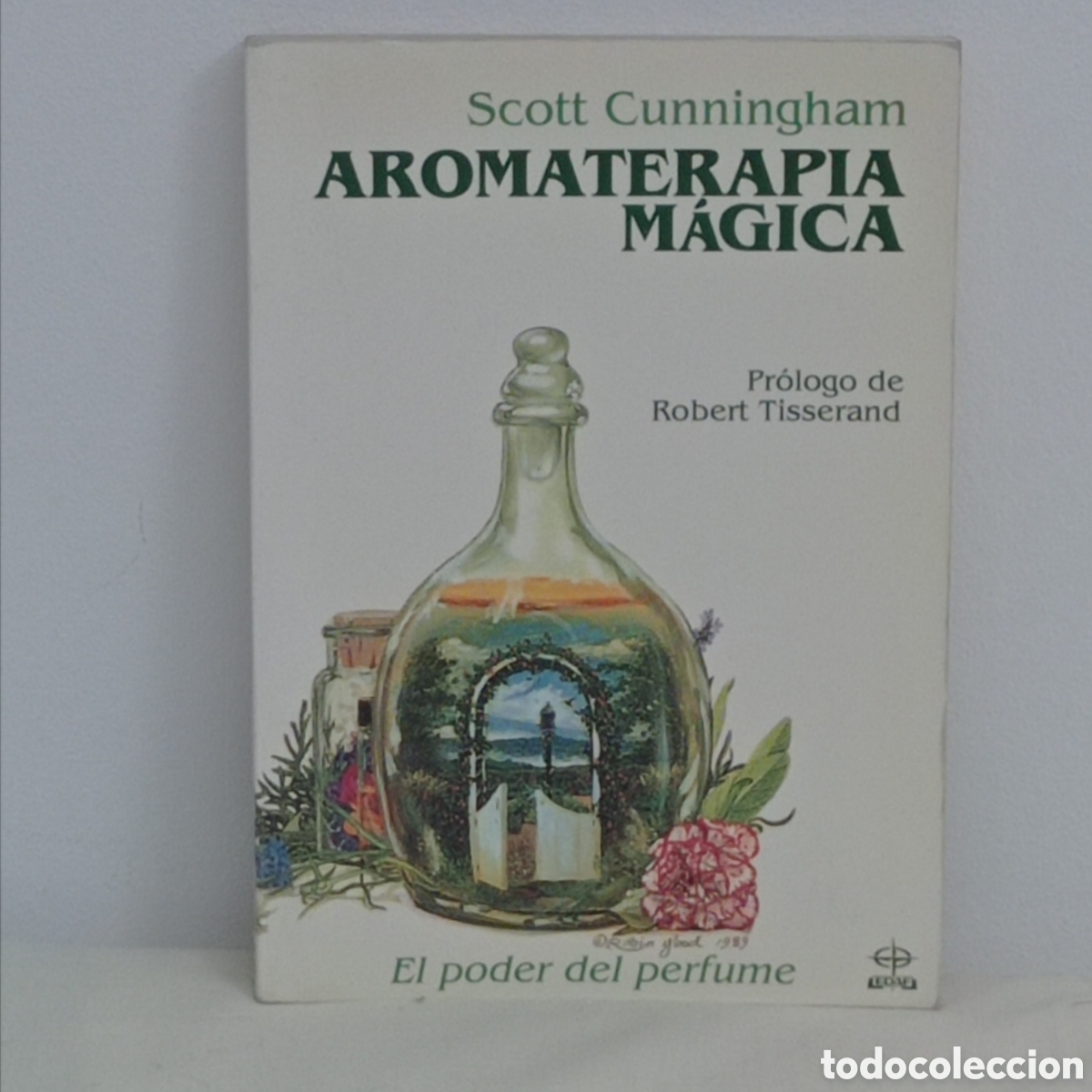 Libros de segunda mano: SCOTT CUNNINGHAM, AROMATERAPIA M&Aacute;GICA (EDAF 1992)