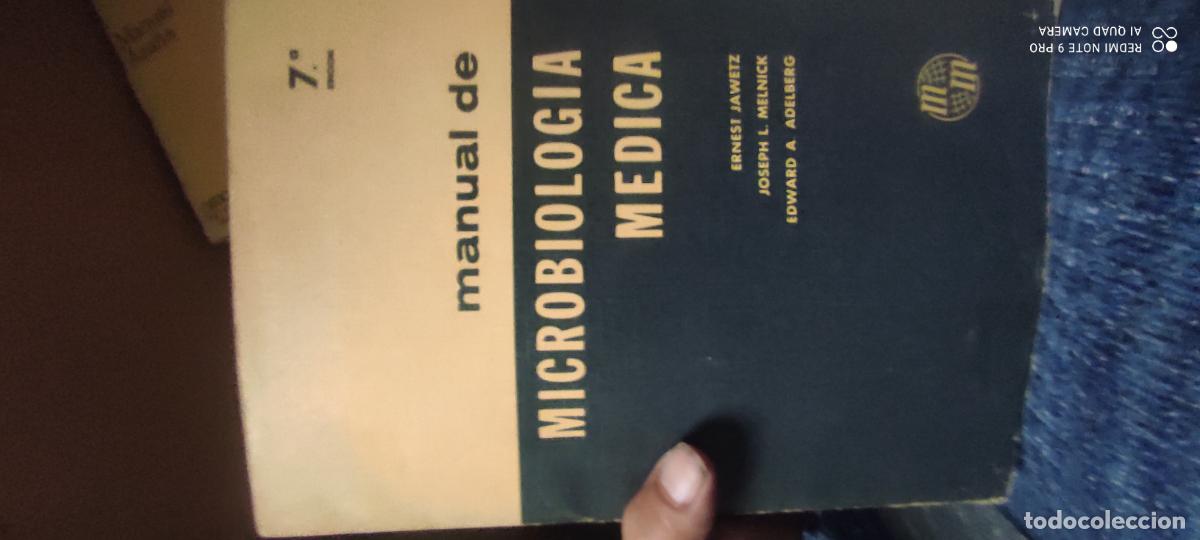 Libros de segunda mano: MANUAL DE MICROBIOLOG&Iacute;A M&Eacute;DICA (DR. ERNEST JAWETZ / DR. JOSEPH L. MELNICK / DR. EDWARD A. ADELBERG)