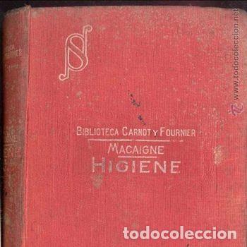 Libros de segunda mano: Higiene Macaigne Salvat Editores 1925 Manual Medicina Antigua PEIFER