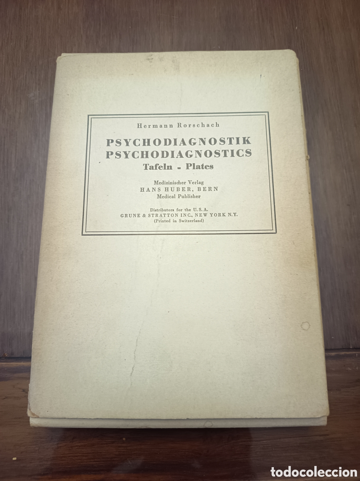 Libros de segunda mano: Test de Rorschach Original Completo - 10 L&aacute;minas Vintage (Ed. Hans Huber)