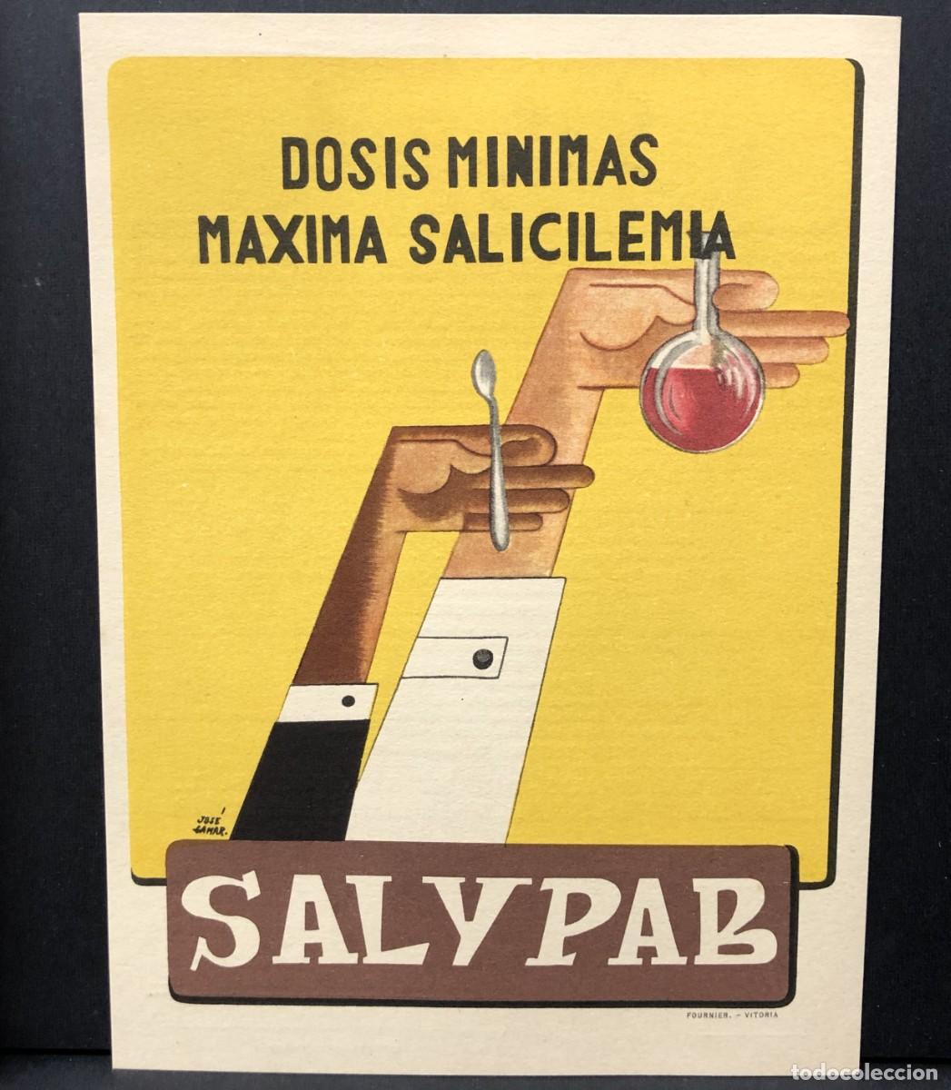 Libros de segunda mano: SALYPAB - PAB - DOSIS MINIMAS - MAXIMA SALICILEMIA - FOURNIER - VITORIA - FOLLETO / 438