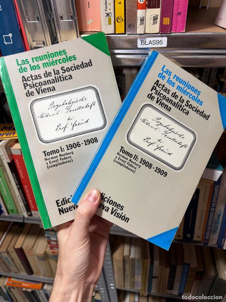 Libros de segunda mano: BLAS95 Las reuniones de los mi&eacute;rcoles. Actas de la Sociedad Psicoanal&iacute;tica de Viena. Tomo I y II