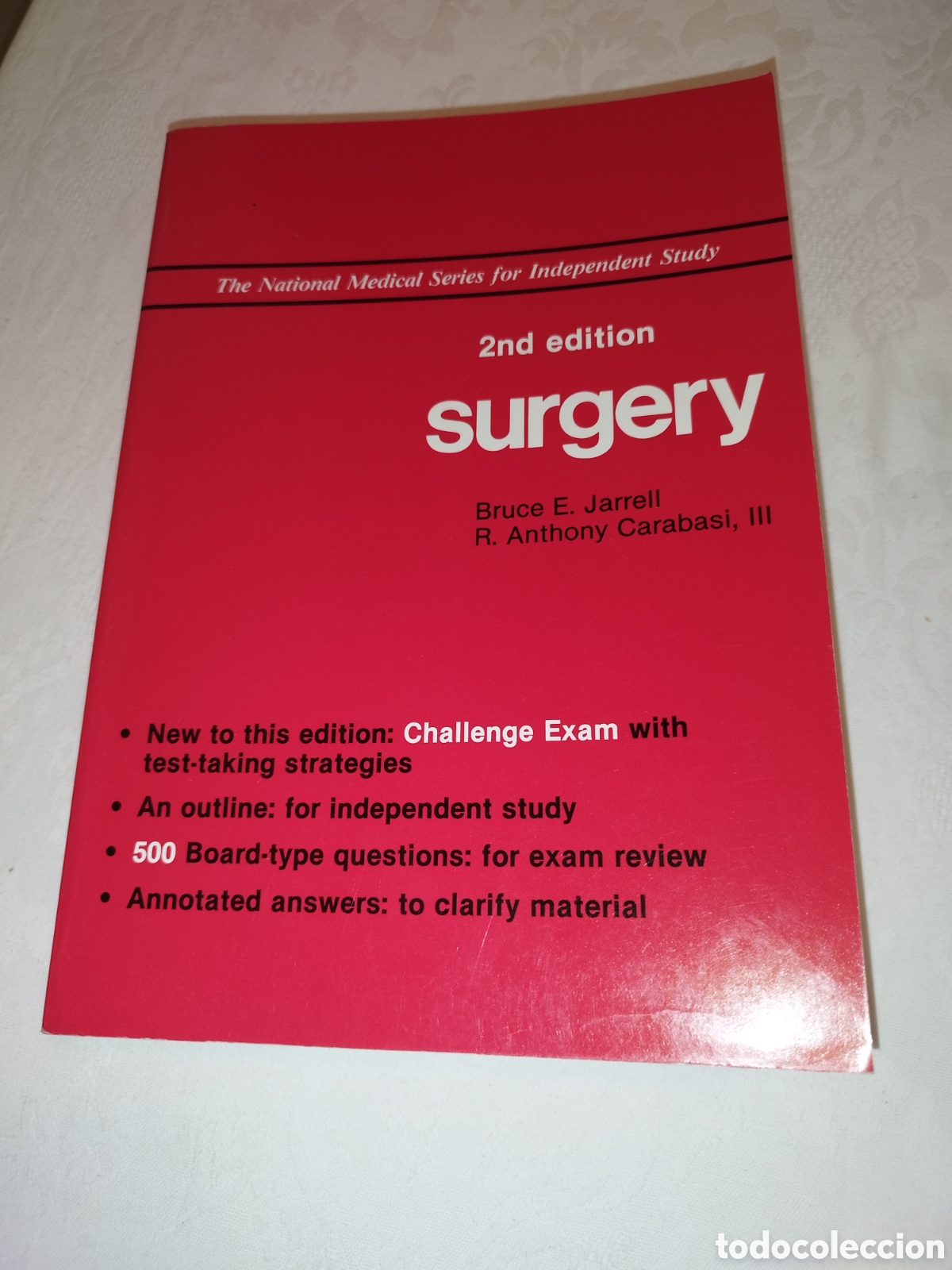 Libros de segunda mano: SURGERY (THE NATIONAL MEDICAL SERIES FOR INDEPENDENT STUDY). ED. HARWAL, 1991.