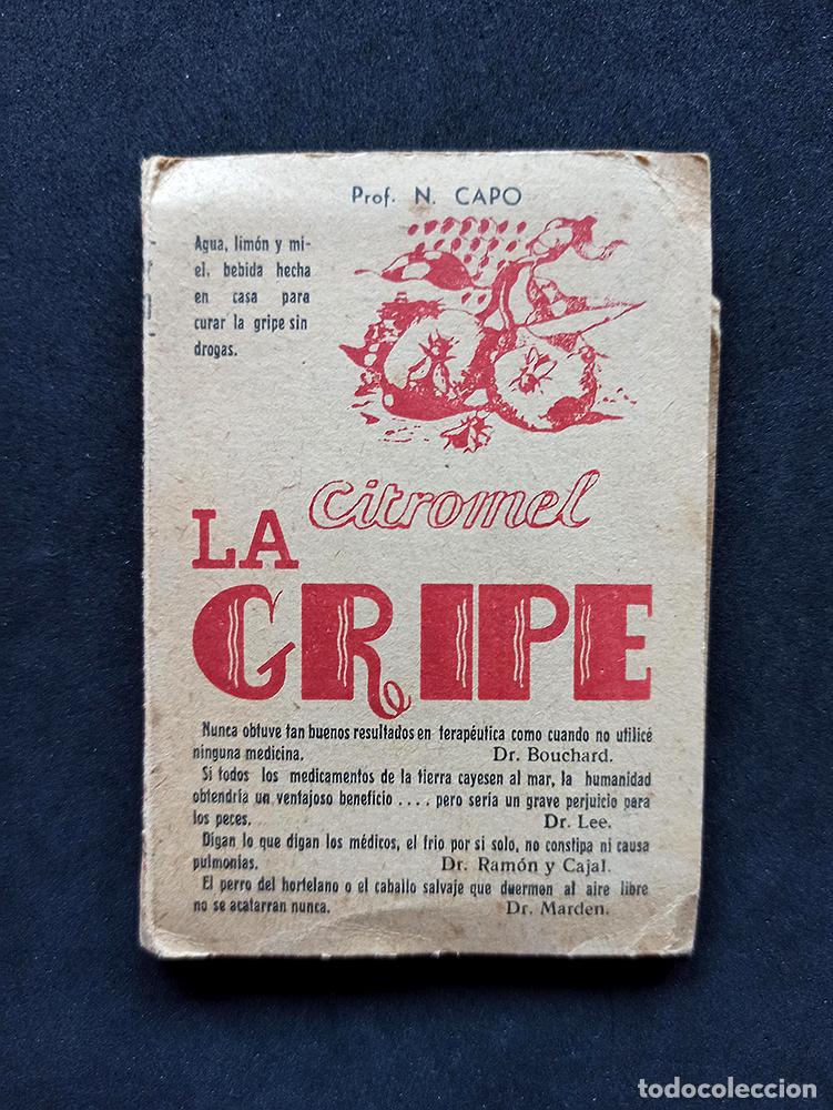 Libros de segunda mano: PROFESOR N. CAPO - ''LA GRIPE''