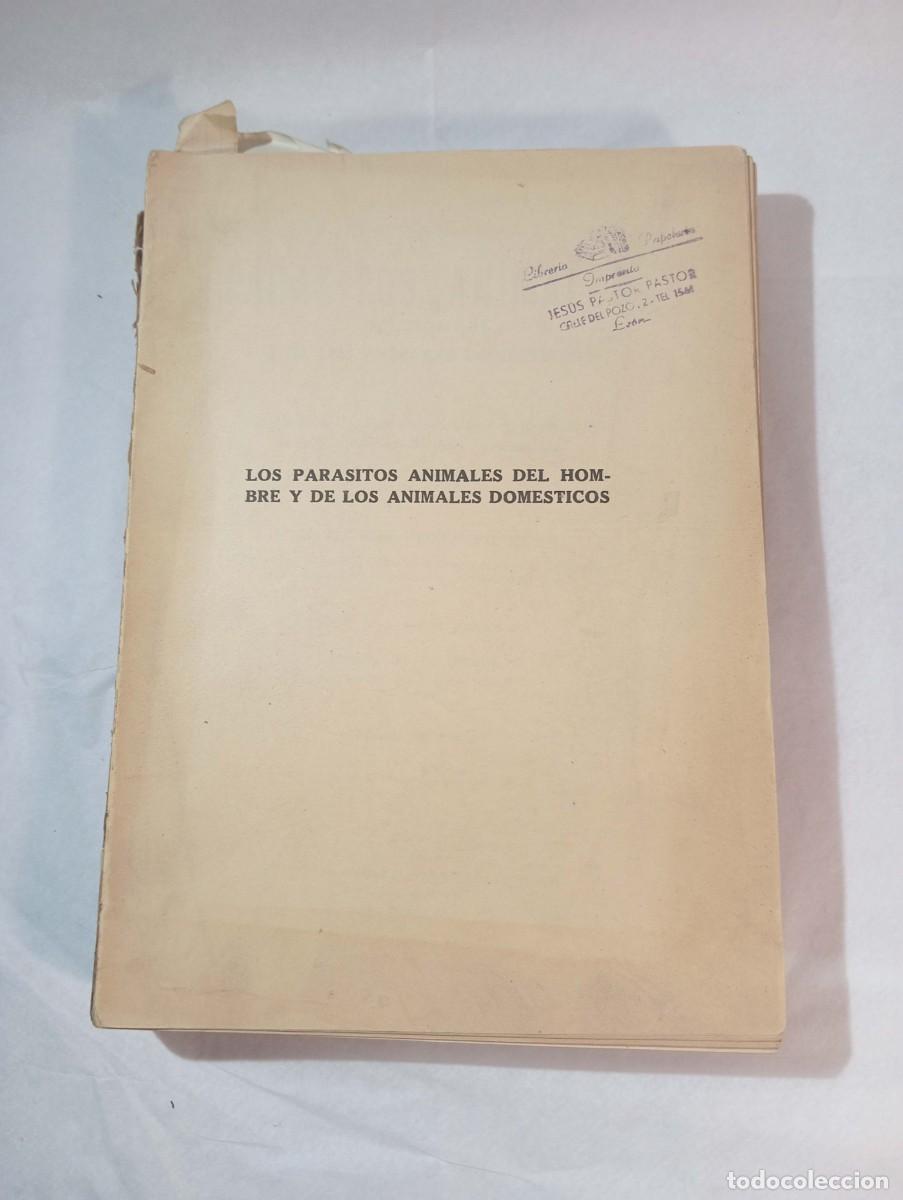Libros de segunda mano: Los Par&aacute;sitos Animales del Hombre y de los Animales Dom&eacute;sticos Prof. Dr. M&eacute;d. Josef Fiebiger