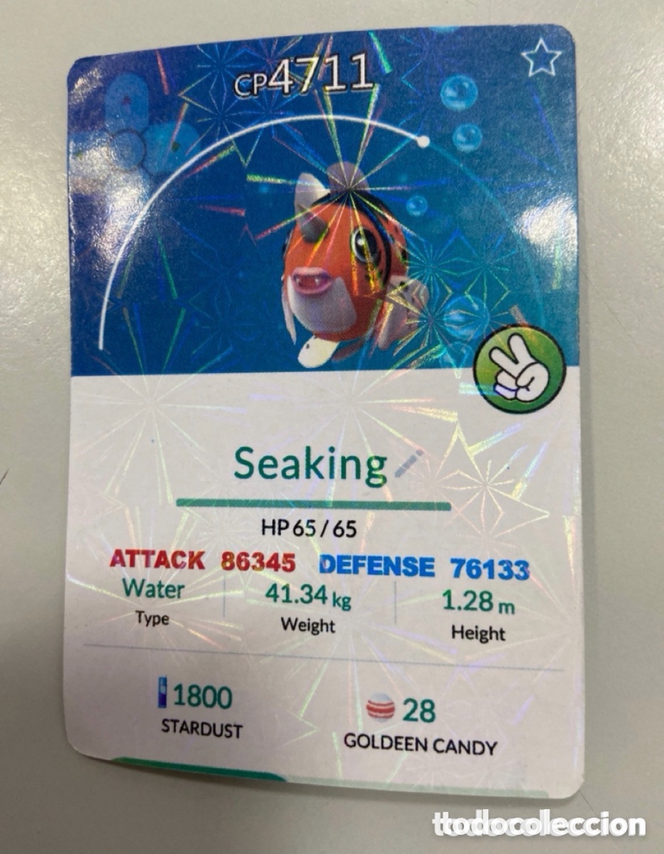 Libros de segunda mano: (I) Carta pokemon go seaking